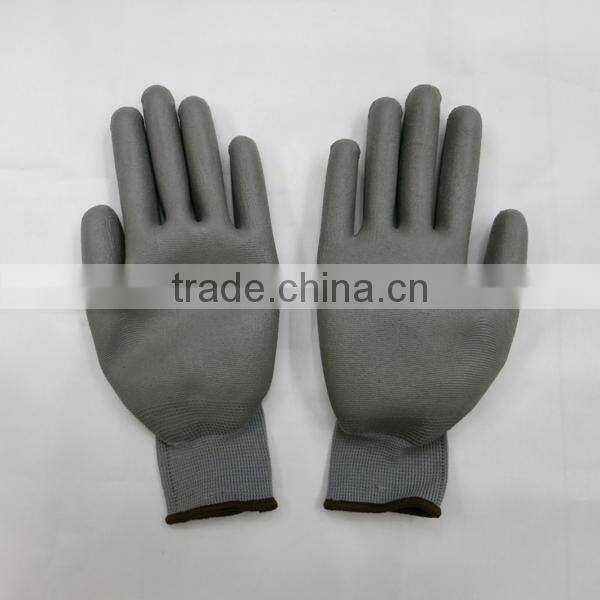 PU Gloves PU Coated Nylon Safety Work Gloves