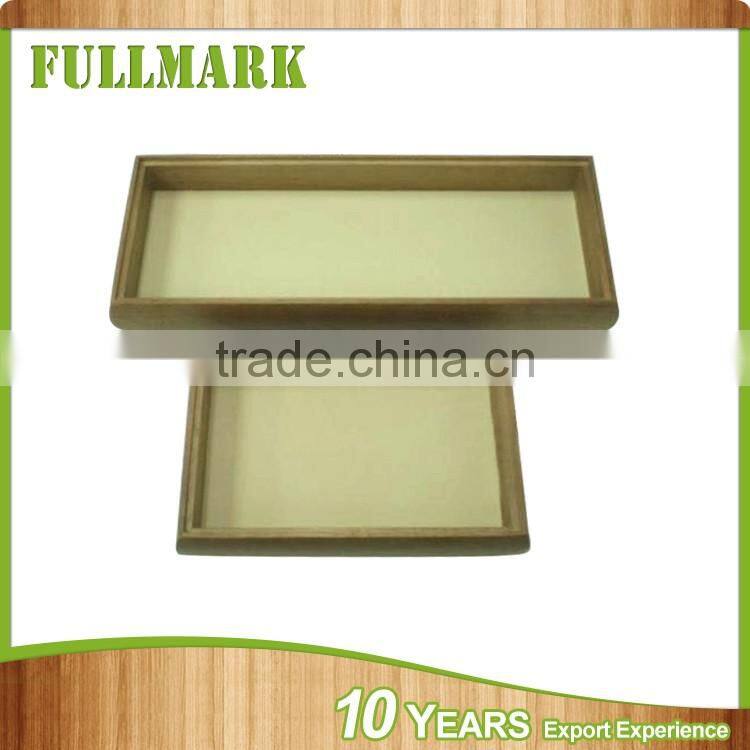 Featured competitive price best quality wooden bamboo cutlery tray