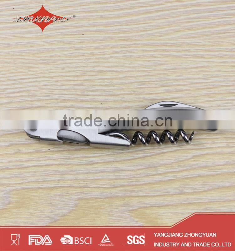 stainless steel corkscrew wine opener for promotion gift