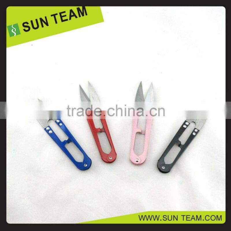 ST016 4-1/4" FDA durable plastic handle fishing line scissor