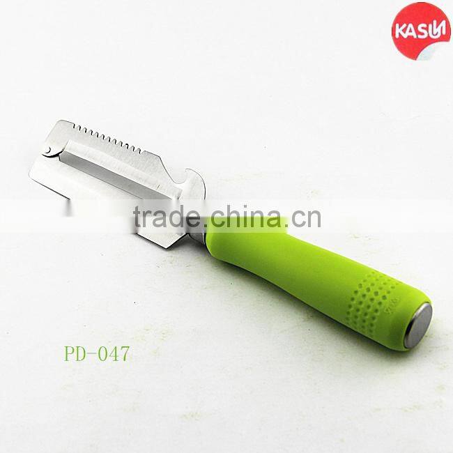 PD-048 Multi Function peeler knife Fish scraper with cover manual vegetable cutter for home use