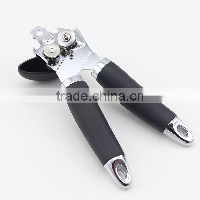 High Quality Multi Stainless Steel Can Opener with Black Handle
