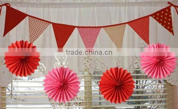 Wholesale hanging decor Decorative paper honeycomb fan