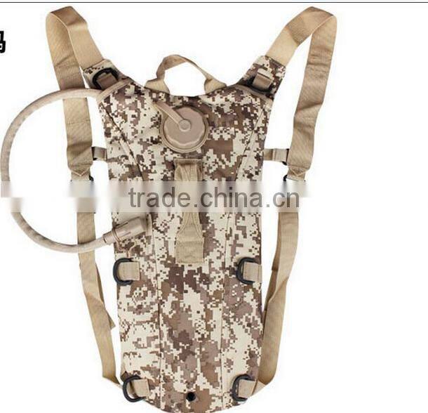 Multi camo hydration backpack tactical 2L hiking military hydration pack