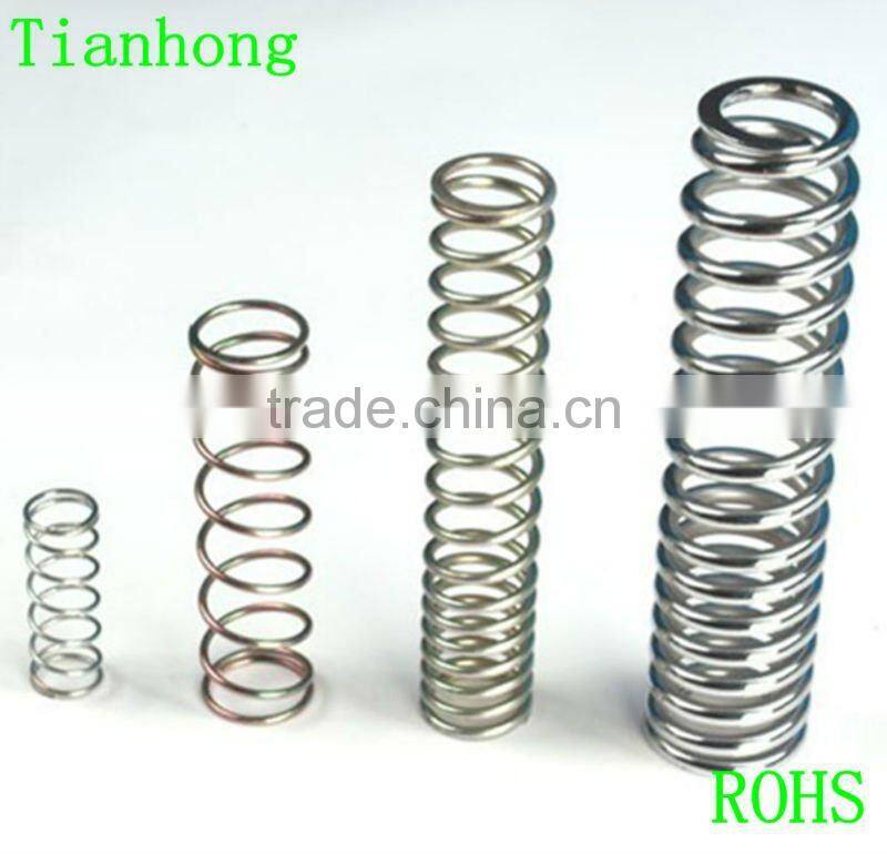 Large diameter of steel flat compression springs