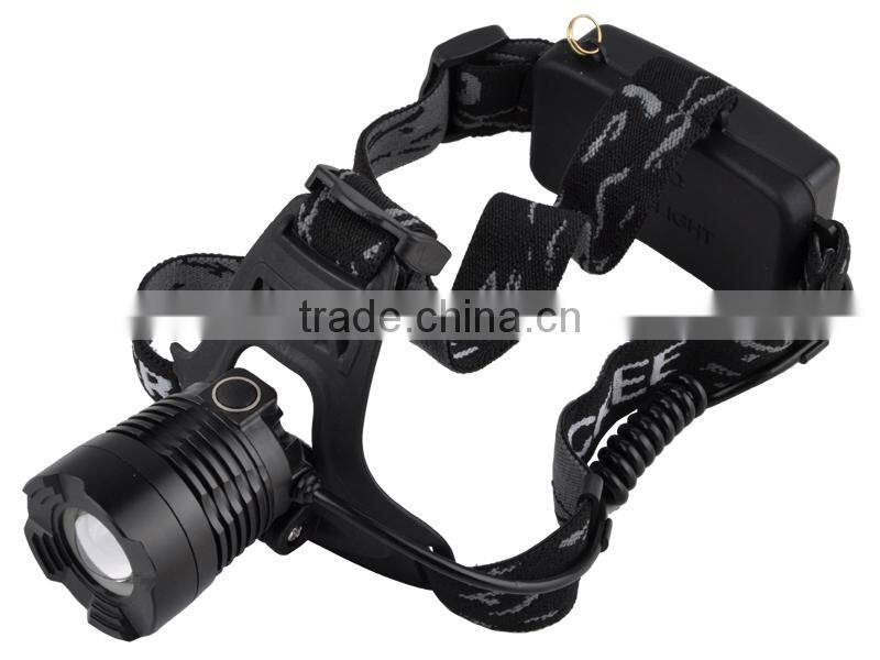 2900 XP-E 2 Bulbs LED High Power Zoom LED Headlamp