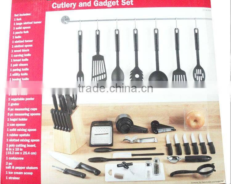 hot sale and cheaper 51 piece kitchen tools,kitchen utensils,kitchenware