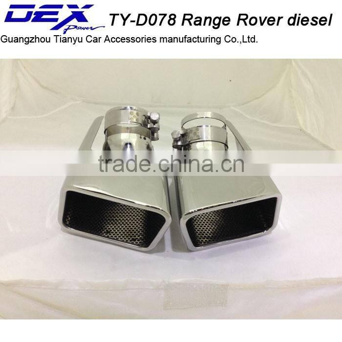 Stainless Steel Auto Parts Exhaust Tip Range-Rover Diesel Tip