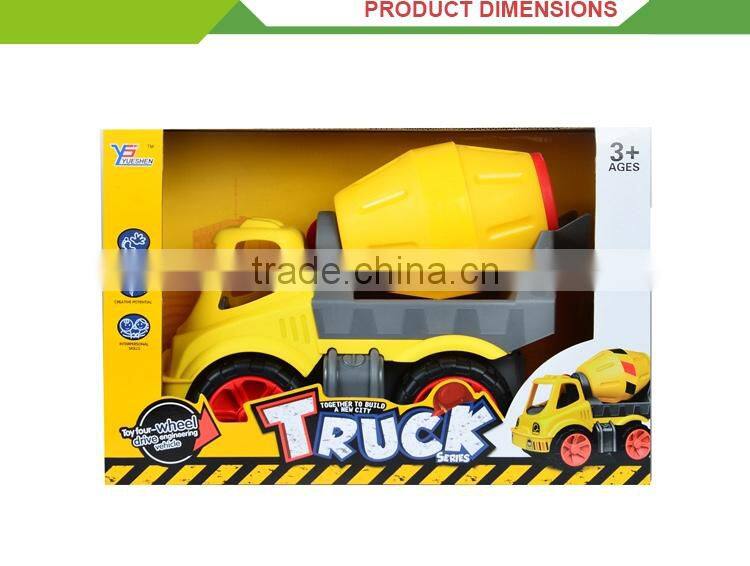 Newest product plastic toy concrete mixer truck spare parts