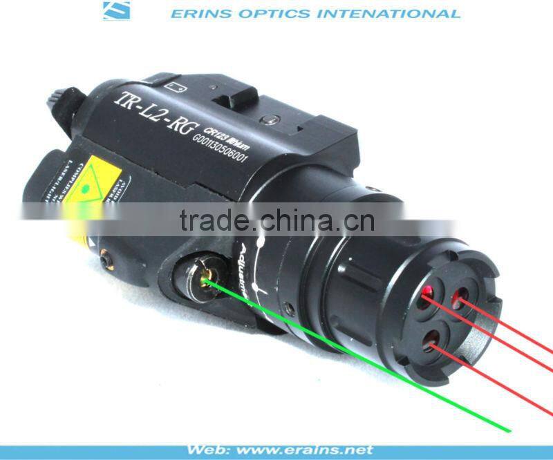 Tactical Triple Red Laser sight with single green Laser scope combo
