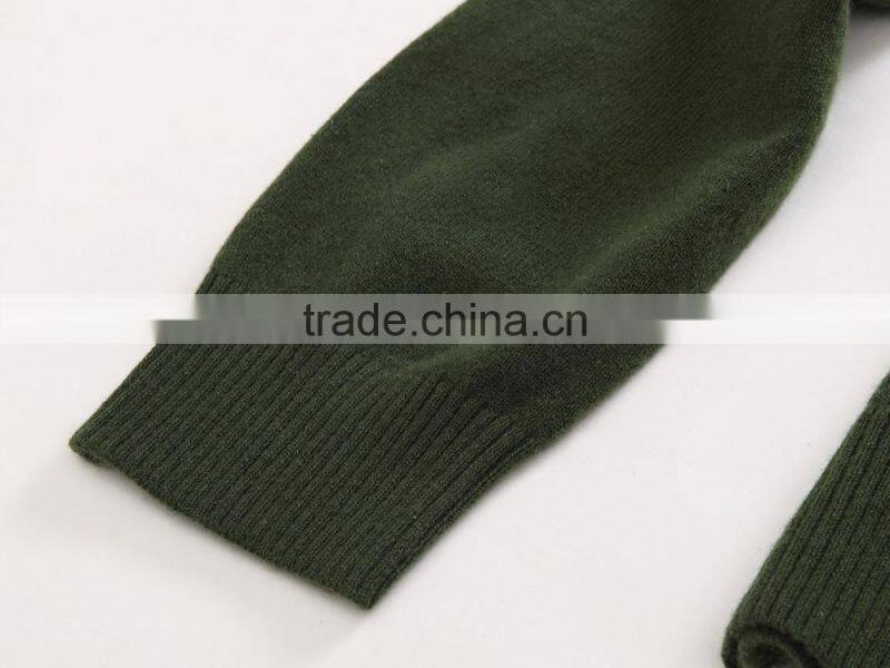 Men's 100% cashmere modern knitting blank sweater