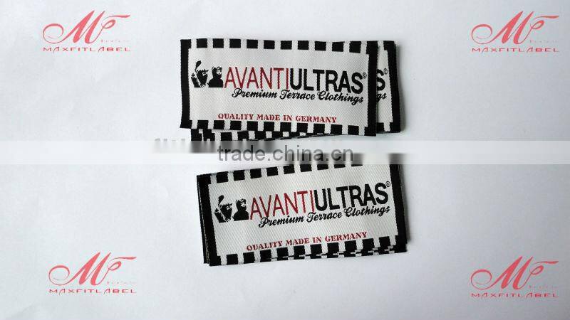 high quality customized garment labels printed label