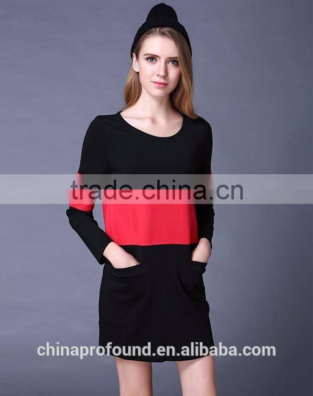 Spring Autumn Season Women Long Sleeve Dress