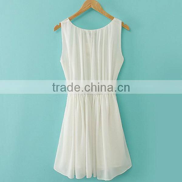 HD-D220 stock elegant ladies dress/OEM woman chiffon dress/OL dress