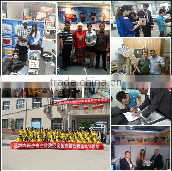 6kw water cooling spindle ATC 4 tools change tombstone engraving cnc router