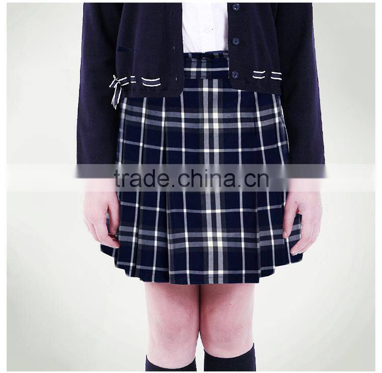The British girls' Plaid skirt Scotland Pleated skirt student uniform skirt custom