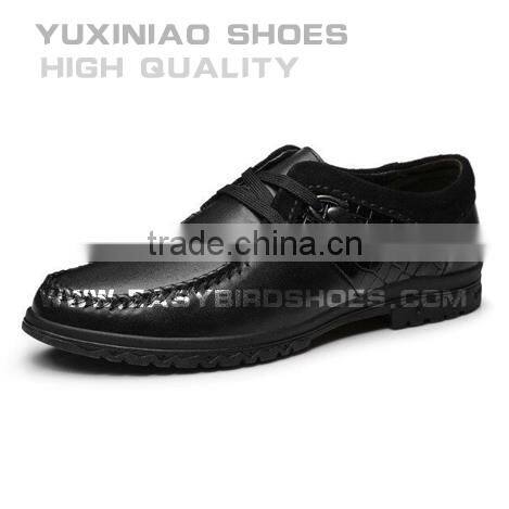 new model style fashion top layer leather casual shoes for men have sample, men casual shoes fashion high quality for male