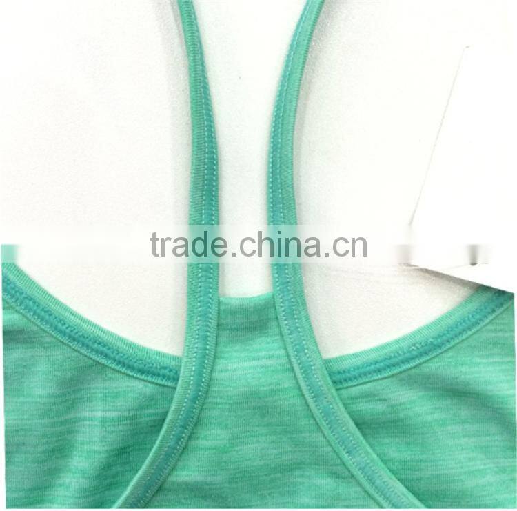 OEM Cheap Sexy Breathable Quick Dry Gym strappy sports bra