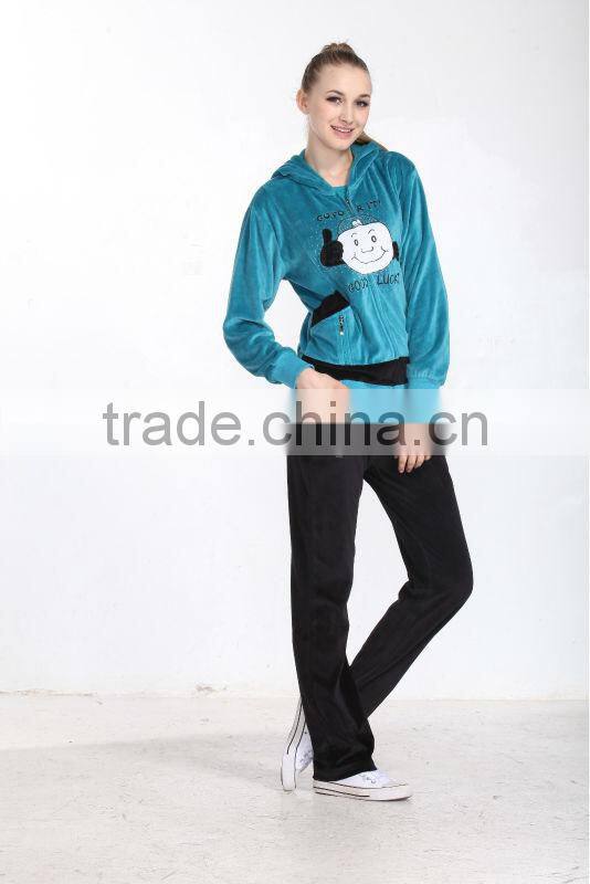 High Quality 3pcs sets of pants and blouse for lady