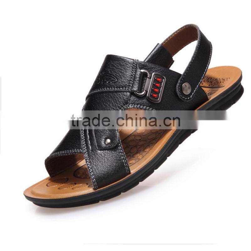 2017 summer top sale wholesale good quality men sandals summer beach shoes