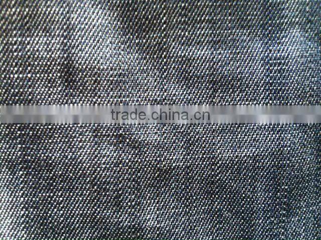 100% tencel cross hatch indigo slub denim fabric
