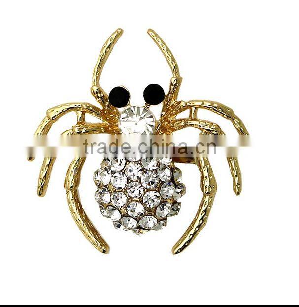 high end metal rhinestione bee brooch diy handwork bee brooch for women ball gifts 2017