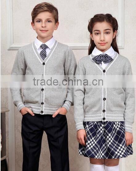 custom oem wholesale baby kids school uniform sweater