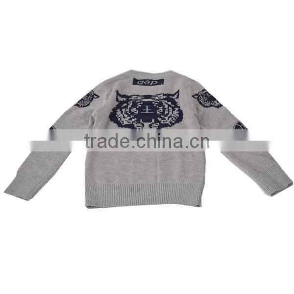 2014 Hot sale jacquard knitting pattern children 's sweater