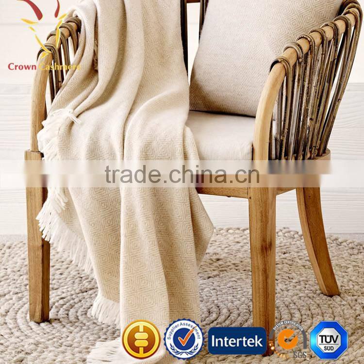 High Quality Baby Cable Cashmere Throw and Blankets