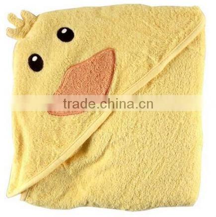 China supplier applique cotton terry fabric swaddle newborn organic cotton baby blanket