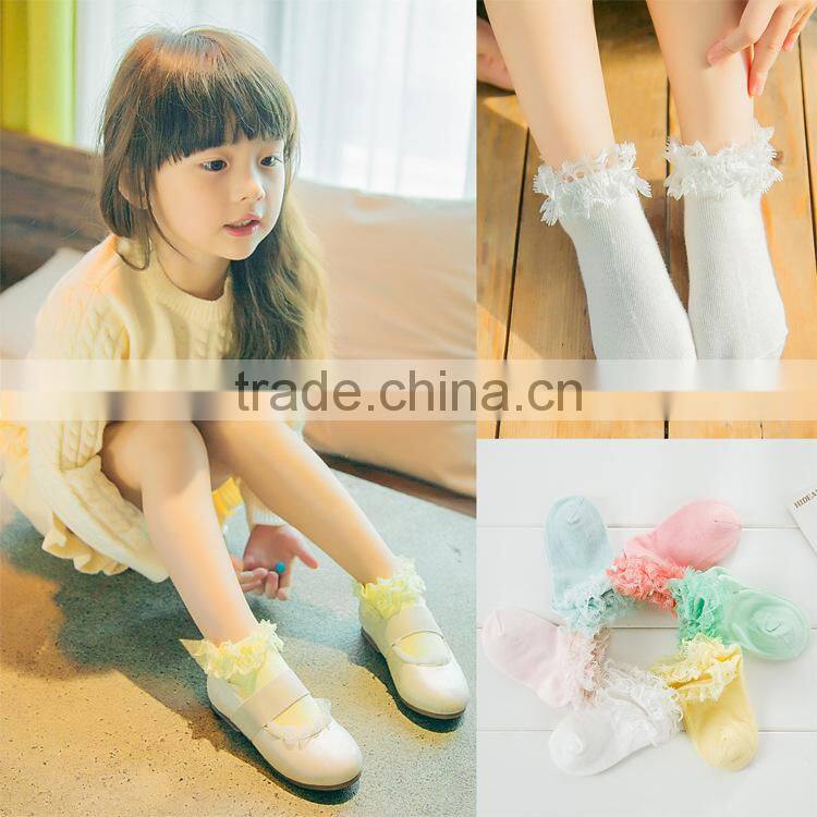 summer baby girls kids toddler white pink cotton lace ruffle princess mesh socks children breathable short ankle sock