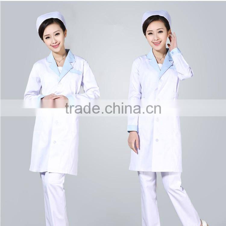 China Manufacture Hospital Uniforms Fashionable Nurse Uniform Designs