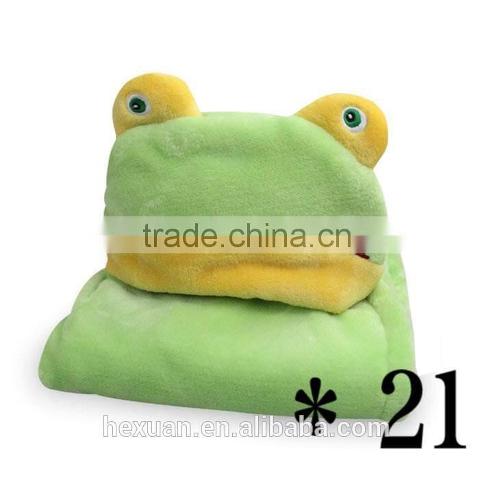 lovely custom animal shape coral fleece or cotton baby hooded bath towel