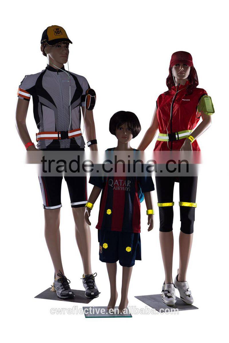 Run High Visibility custom reflective belt cycling running With Scotchlite 3M