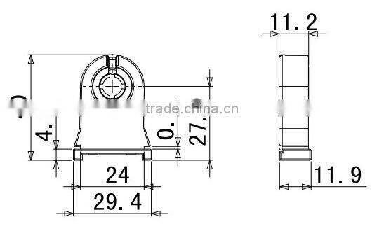 G13/T8 fluorescent LED tube lampholder