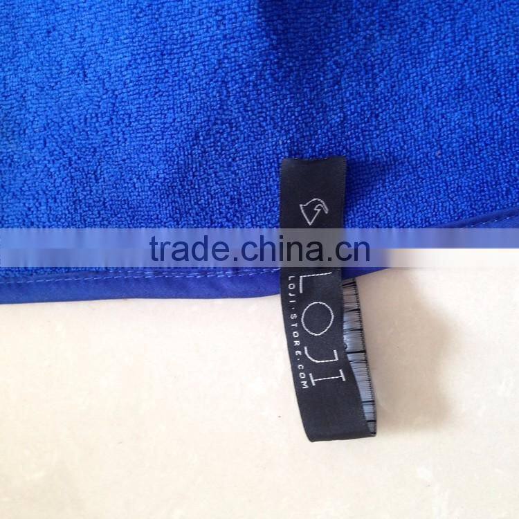 China wholesale microfiber bench towel with zipper pocket