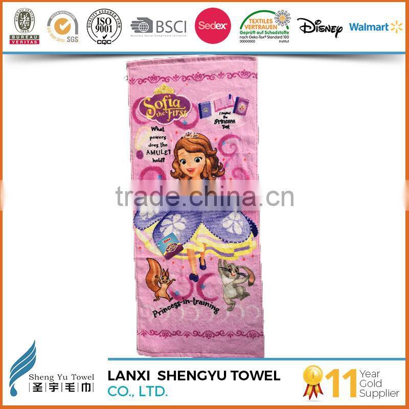 china factory wholesale princess style baby face towel