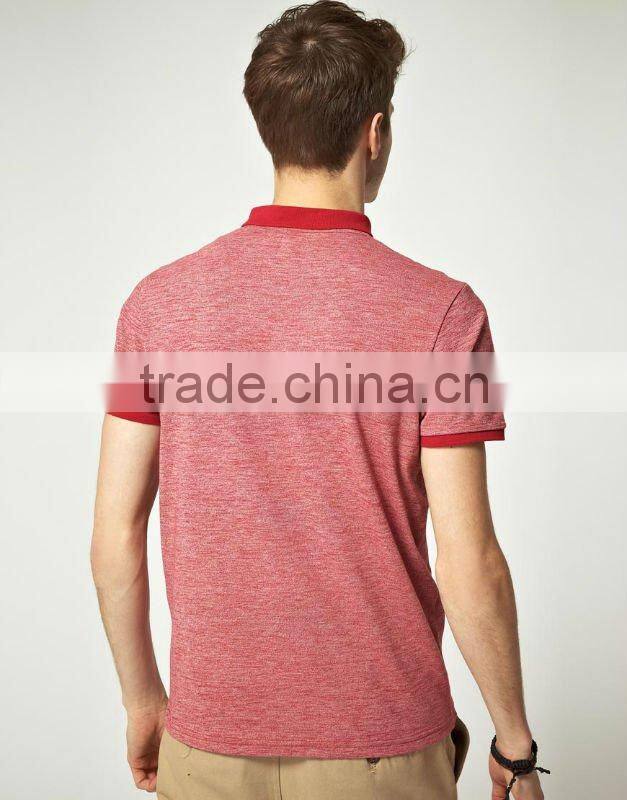 customed polyester cotton polo shirt for man