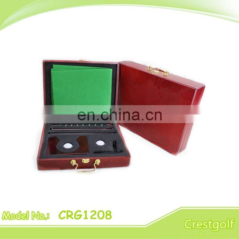 RED wood Portable Case golf putter gift set