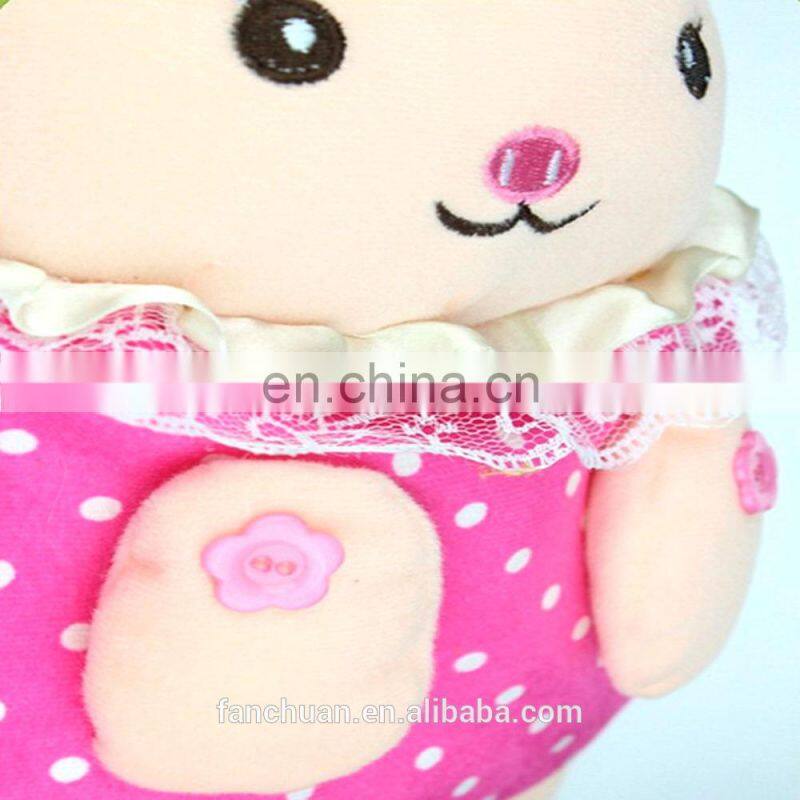 Yellow color Kids Favorite Toys Stuffed Rabbit Backpack