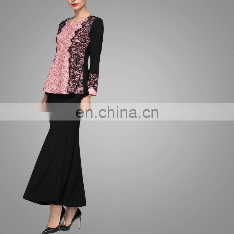 Model Lace Baju Kurung Modern Kebaya Muslim Dress Abaya Fashion Baju Kurung Pelum In Malaysia