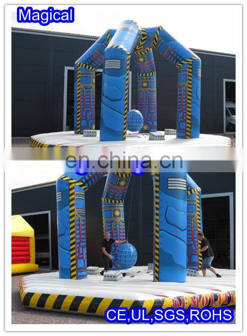 inflatable last man standing game