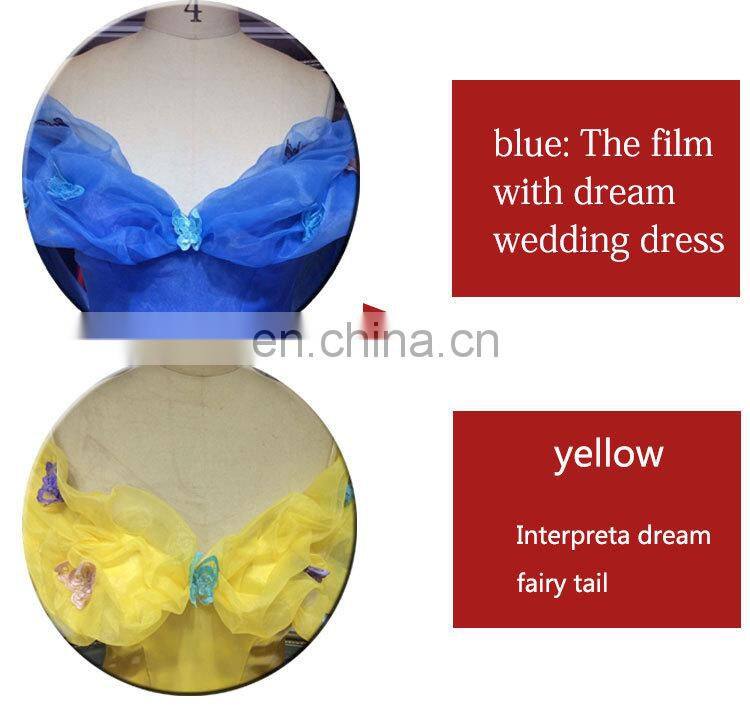 Cinderella Princess floor-length high quality sexy wedding evening dresses/charming attacted eyes see back wedding evening dress