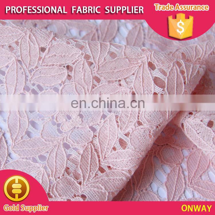 100%Nylon beautiful lace for all ladies' garment accessories