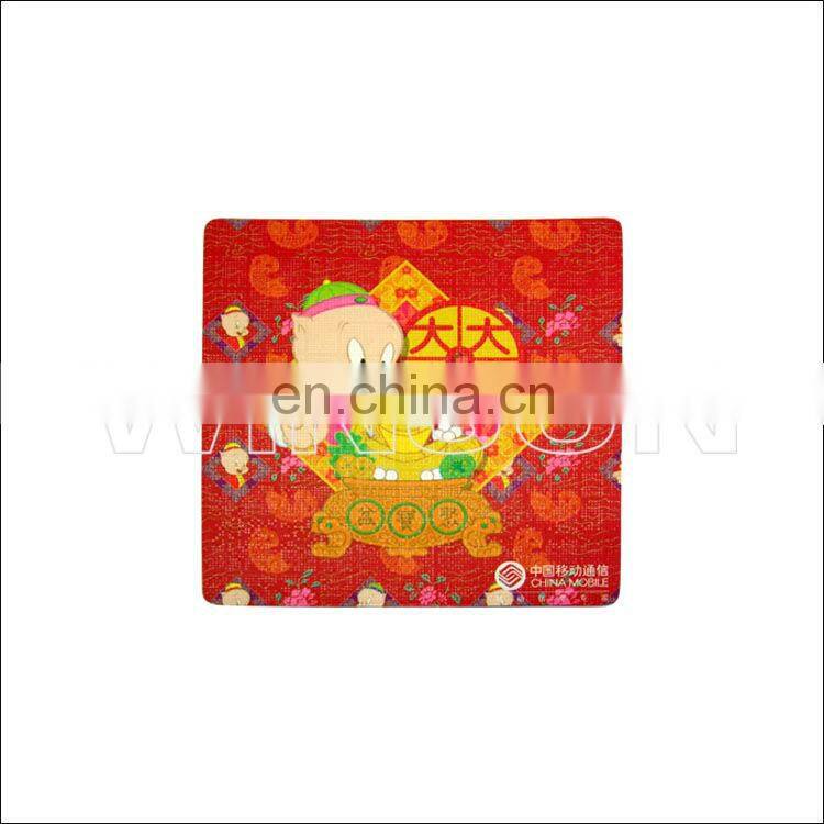 wholesales cute PVC coasters/cup pads/cup coasters as kids' gifts