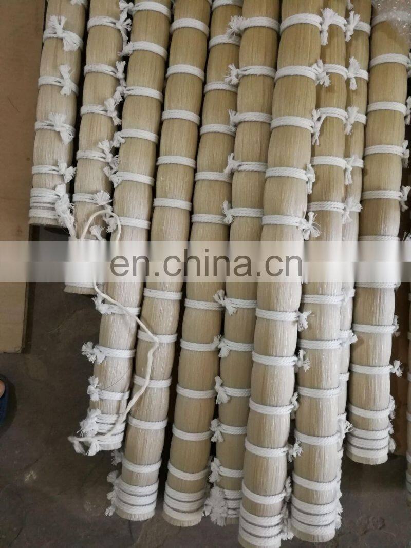 Natural horse root hairs for brush
