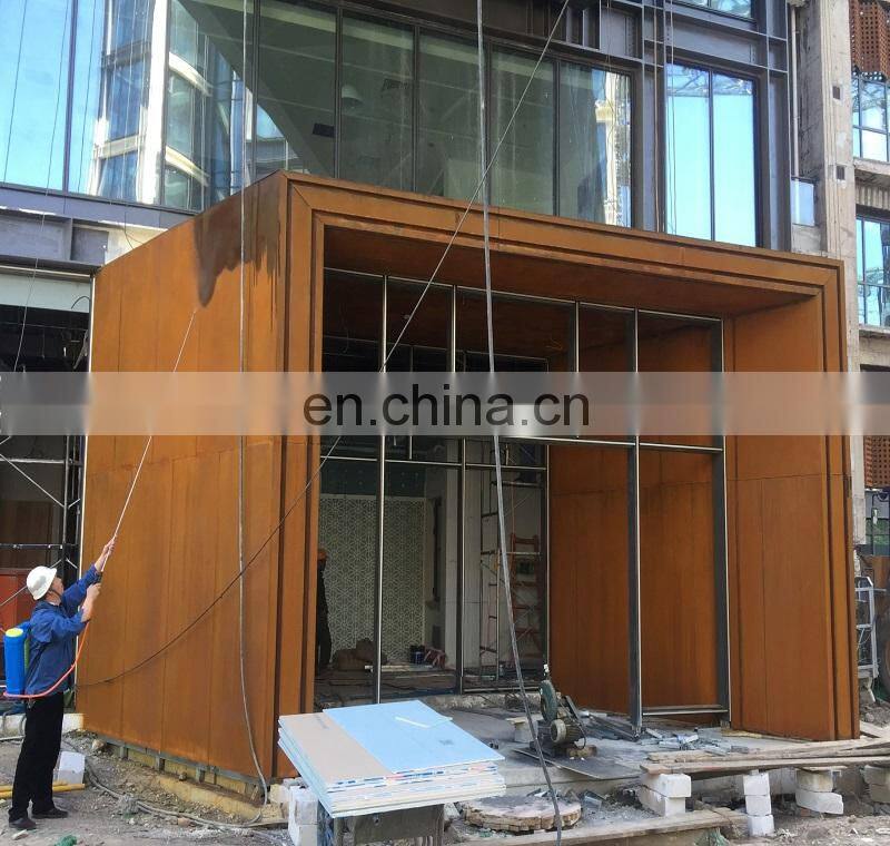 Corten Steel Wall Cladding China Building Facades Perforated
