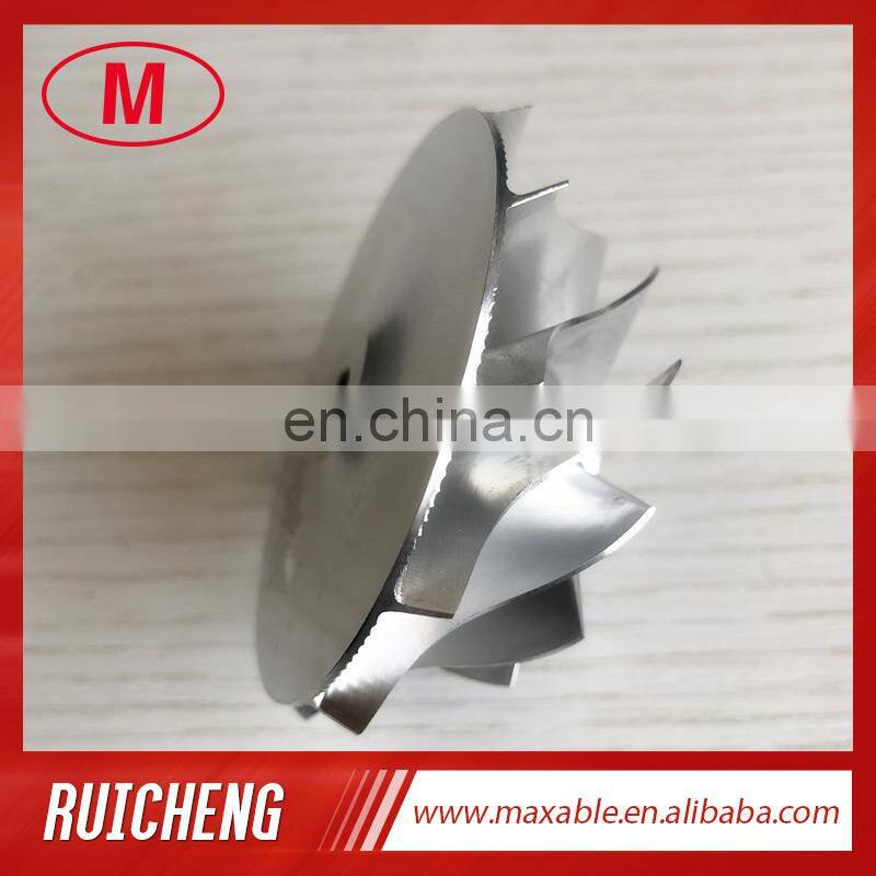 TD04HL 19T 46.02/58.00mm 11+0 blades 49189-X high performance Turbocharger milling/aluminum 2618/billet compressor wheel