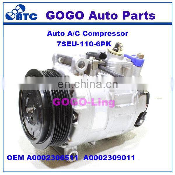 GOGO 7SEU Auto A/C Compressor for BENZ W203 S203 OEM : A0002306511/A0002309011 A0012308111