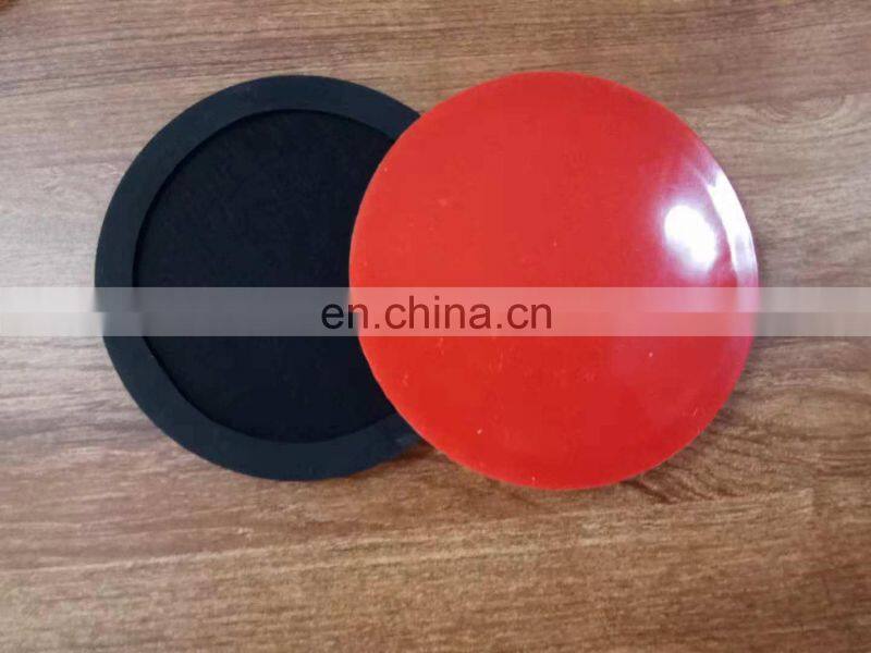 Custom silicone cup coaster set with felt pad